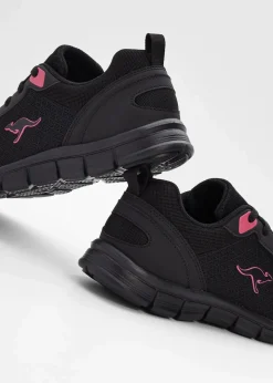 Kangaroos High Heels|Sneaker^Sneaker mit Mesh-Einsatz schwarz