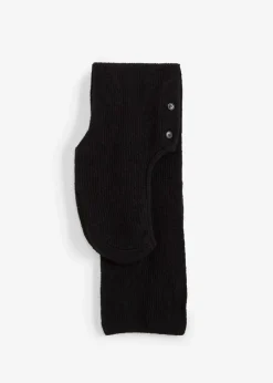 bonprix Schals & Tücher|Schuhe & Accessoires In Spezialgrößen·Tücher & Ponchos^Kapuzenschal schwarz