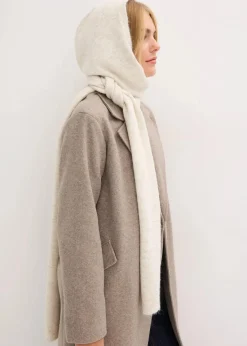 bonprix Schals & Tücher|Schuhe & Accessoires In Spezialgrößen·Tücher & Ponchos^Kapuzenschal beige