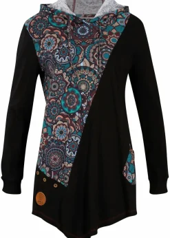 bonprix Shirts & Tops^Kapuzenshirt aus reiner Baumwolle schwarz sonstige