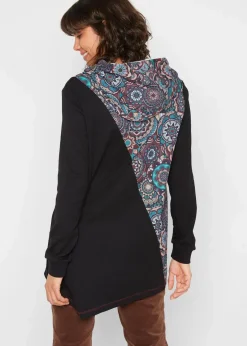 bonprix Shirts & Tops^Kapuzenshirt aus reiner Baumwolle schwarz sonstige