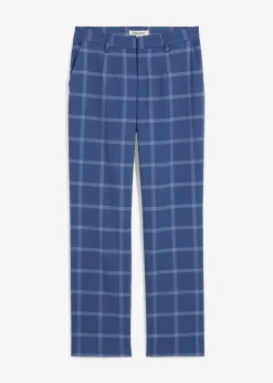 bonprix Bekleidung·Kleider|Nachhaltigere Materialien^Karierte Chinohose hellblau
