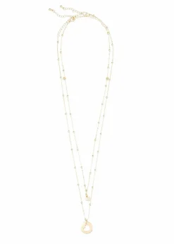 bonprix Schmuck|Schuhe & Accessoires In Spezialgrößen·Schmuck^Kettenset (2-tlg.Set) mit Herzanhängern vergoldet