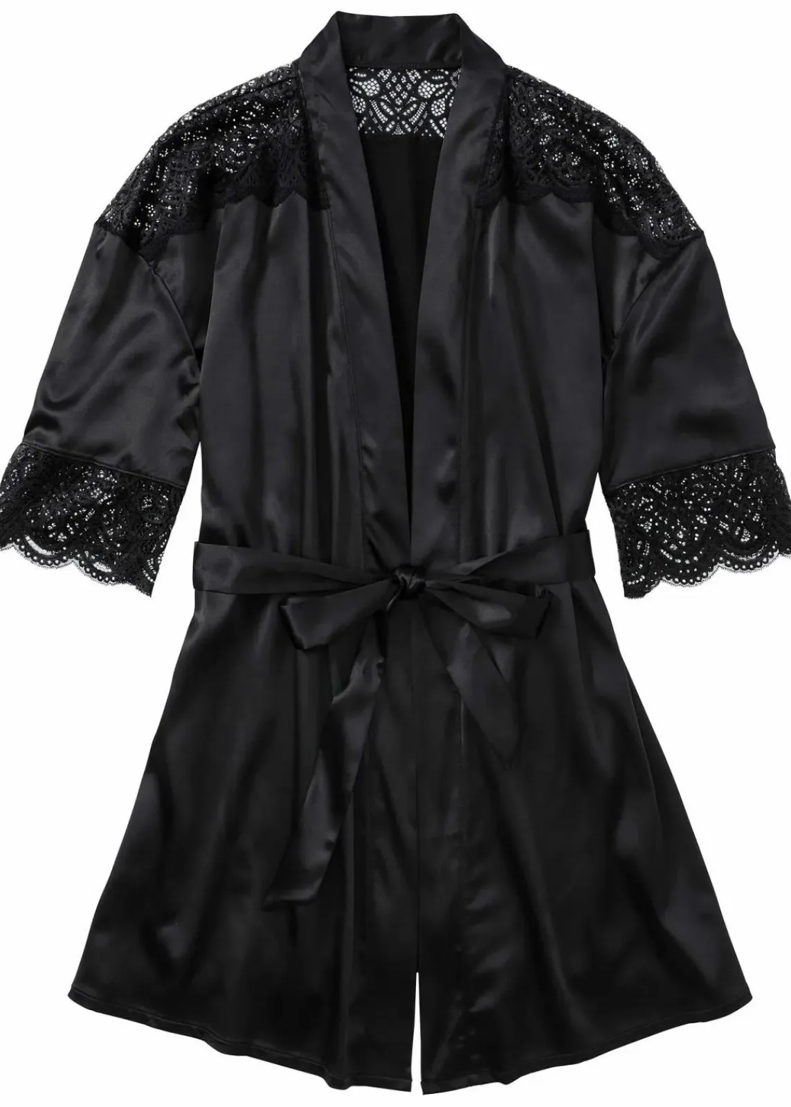 bonprix Wäsche·Dessous|Wäsche·Bademäntel^Kimono schwarz