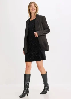 bonprix Bekleidung·Pullover & Strickjacken|Kleider^Kleid schwarz