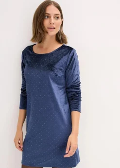 bonprix Kleider|Bekleidung·Pullover & Strickjacken^Kleid dunkelblau