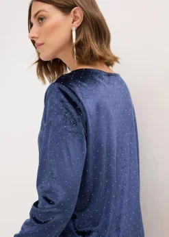 bonprix Kleider|Bekleidung·Pullover & Strickjacken^Kleid dunkelblau