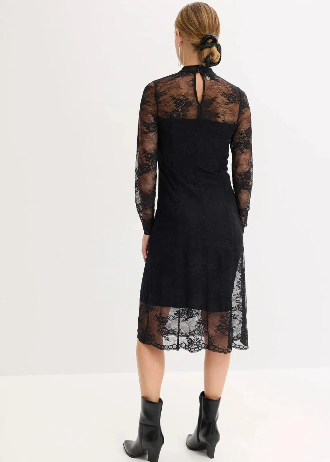 bonprix Bekleidung·Pullover & Strickjacken|Kleider^Kleid schwarz