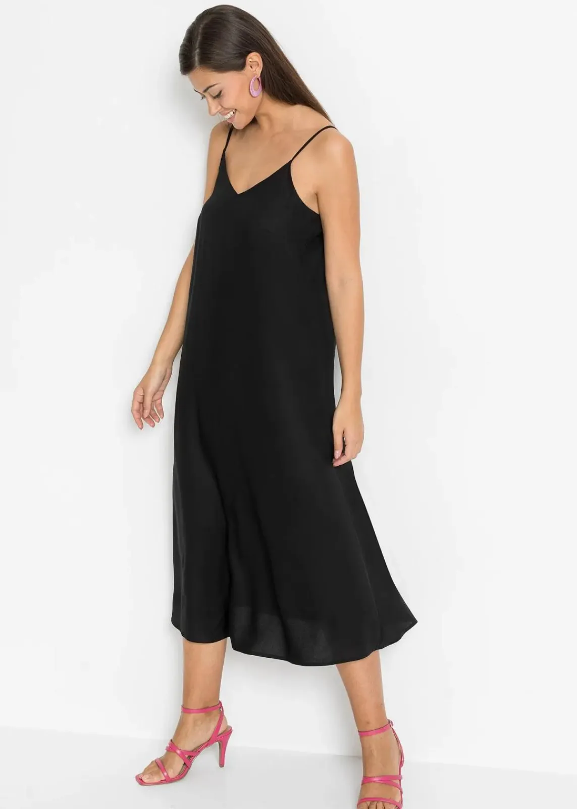 bonprix Bekleidung·Pullover & Strickjacken|Kleider^Kleid schwarz