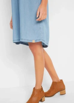 bonprix Kleider^Kleid aus Lyocell hellblau denim
