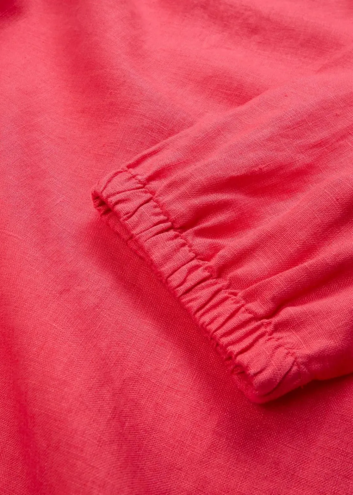 bonprix Nachhaltigere Materialien|Kleider^Kleid aus reinem Leinen, 3/4 Arm paradiespink