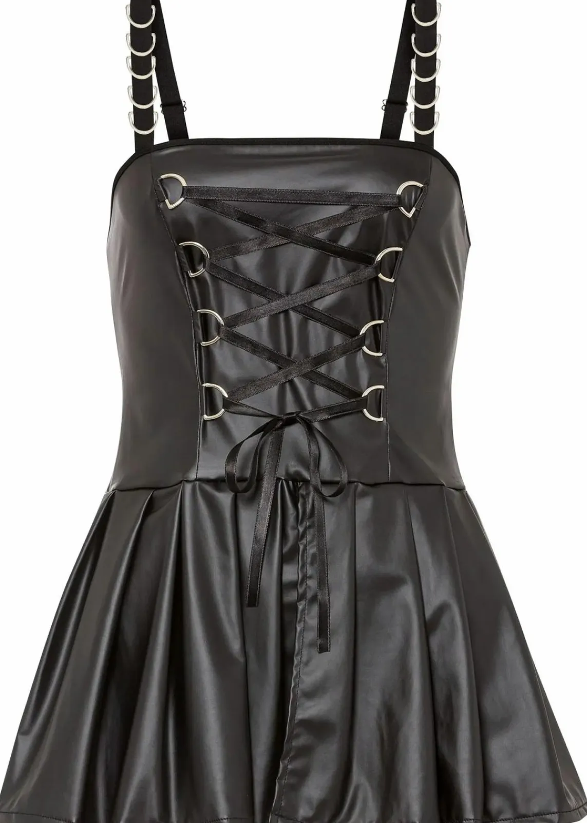 bonprix Erotikwäsche^Kleid aus Wetlook schwarz
