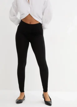 bonprix Bekleidung·Röcke|Bekleidung·Kleider^Knöchelfreie Leggings schwarz
