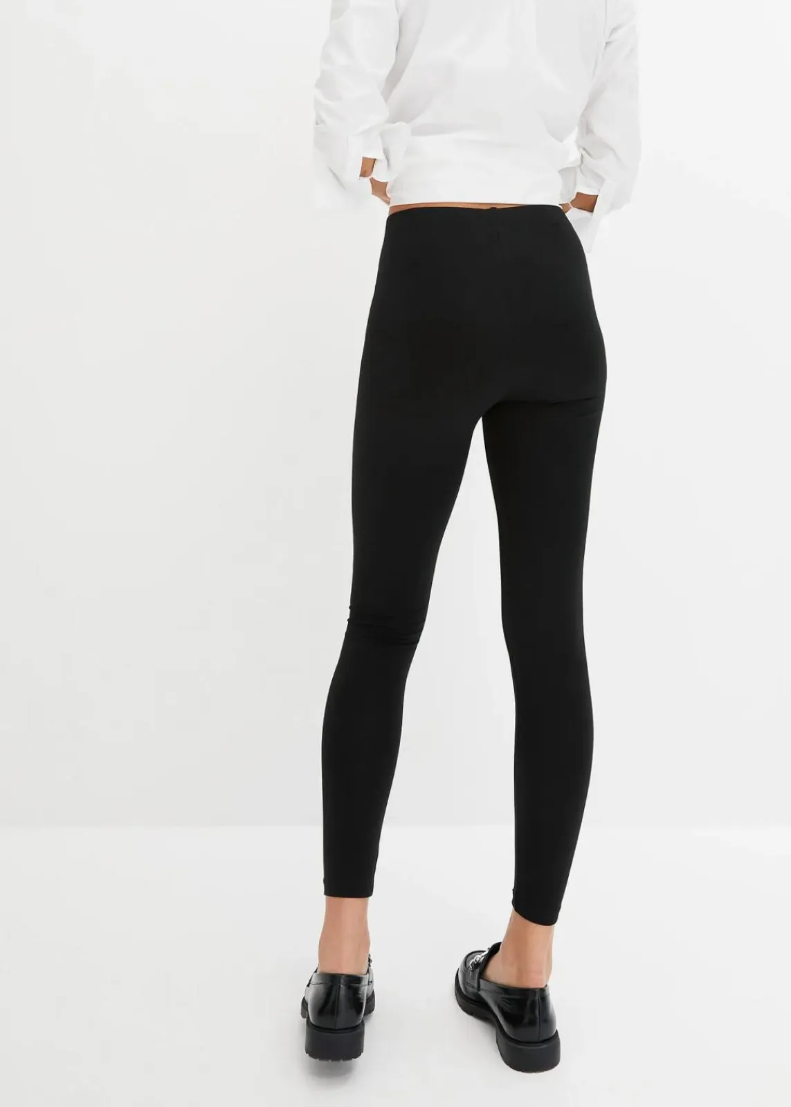 bonprix Bekleidung·Röcke|Bekleidung·Kleider^Knöchelfreie Leggings (2er-Pack) schwarz
