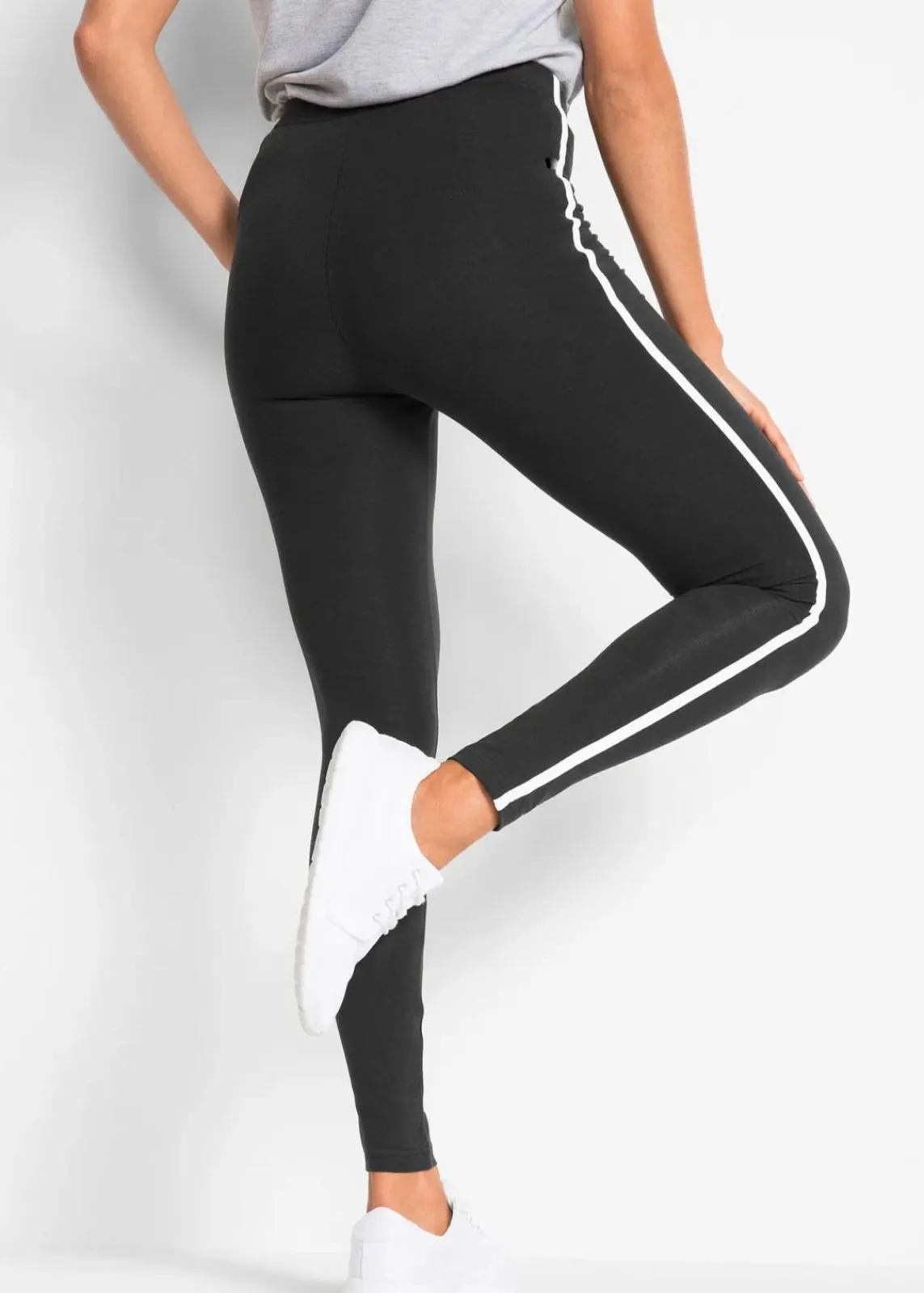 bonprix Bekleidung·Röcke|Bekleidung·Kleider^Knöchelfreie Sport-Leggings schwarz