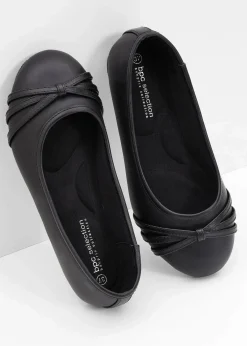 bonprix Komfortschuhe|Sommerschuhe^Komfort-Ballerinas in bequemer Weite schwarz