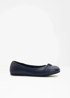 bonprix Schuhe & Accessoires In Spezialgrößen·Weite Schuhe|Schuhe & Accessoires In Spezialgrößen·Schuhe In Übergröße^Komfort-Ballerinas in bequemer Weite dunkelblau