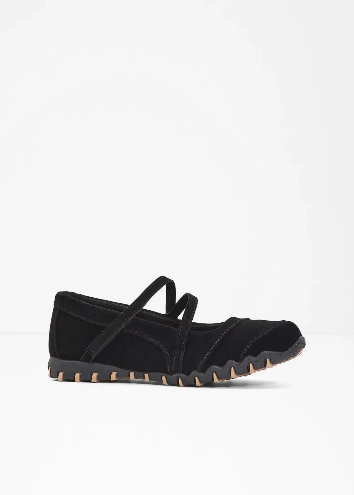 bonprix Komfortschuhe|Sommerschuhe^Komfort-Mary-Janes mit flexibler Sohle schwarz