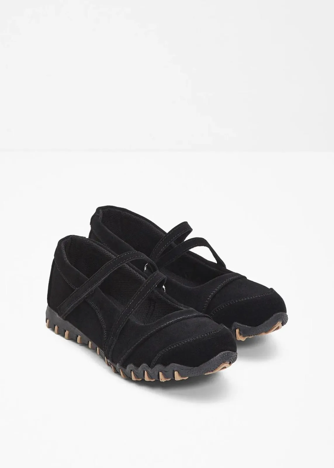 bonprix Komfortschuhe|Sommerschuhe^Komfort-Mary-Janes mit flexibler Sohle schwarz