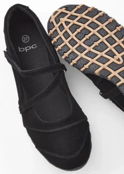 bonprix Komfortschuhe|Sommerschuhe^Komfort-Mary-Janes mit flexibler Sohle schwarz
