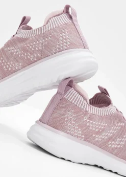bonprix Komfortschuhe|Sport- & Trekkingschuhe^Komfort-Slip-In-Sneaker aus Soft-Material flieder
