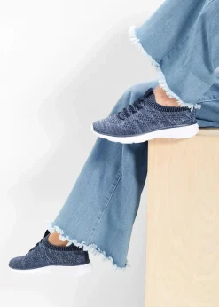 bonprix Sneaker|Sport- & Trekkingschuhe^Komfort-Slip-In-Sneaker aus Soft-Material blau