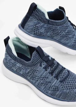 bonprix Sneaker|Sport- & Trekkingschuhe^Komfort-Slip-In-Sneaker aus Soft-Material blau