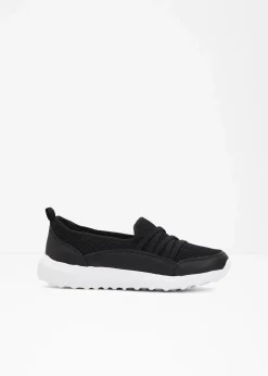 bonprix Komfortschuhe|Sneaker^Komfort-Slip-In-Sneaker mit leichter Sohle schwarz