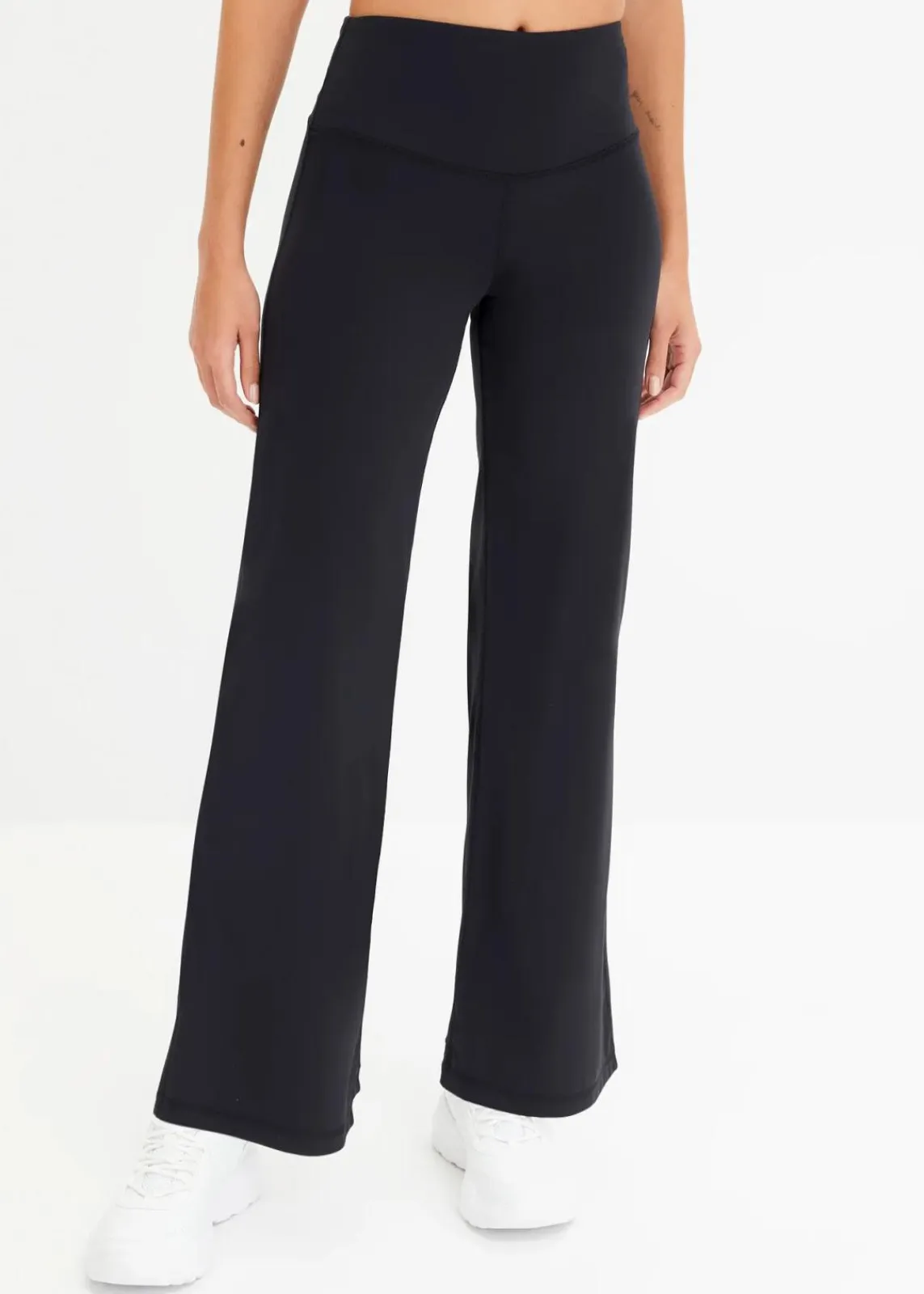 bonprix Bekleidung·Sweat|Bekleidung·Kleider^Komfort-Sport-Leggings, gerades Bein, schnelltrocknend schwarz