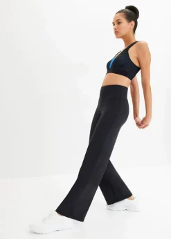 bonprix Bekleidung·Sweat|Bekleidung·Kleider^Komfort-Sport-Leggings, gerades Bein, schnelltrocknend schwarz
