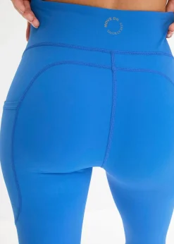 bonprix Hosen|Sportbekleidung^Komfort-Sport-Leggings mit Handytasche, ausgestellt horizontblau