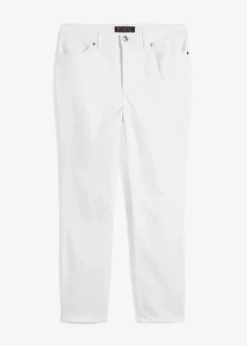 bonprix Bekleidung·Kleider|Hosen^Komfort-Stretchhose weiß