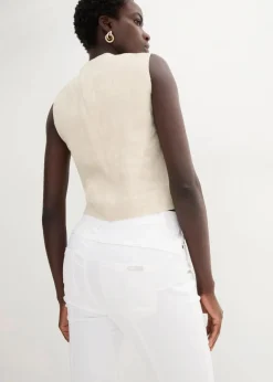 bonprix Bekleidung·Kleider|Hosen^Komfort-Stretchhose weiß