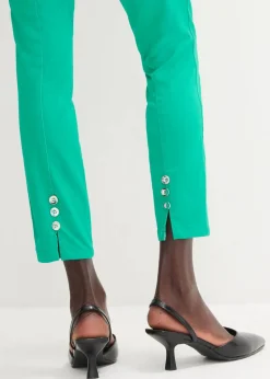 bonprix Hosen|Bekleidung·Kleider^Komfort-Stretchhose jadegrün