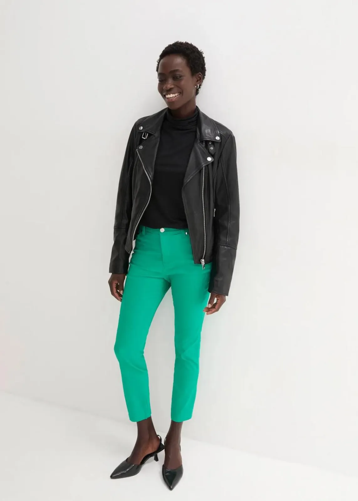 bonprix Hosen|Bekleidung·Kleider^Komfort-Stretchhose jadegrün