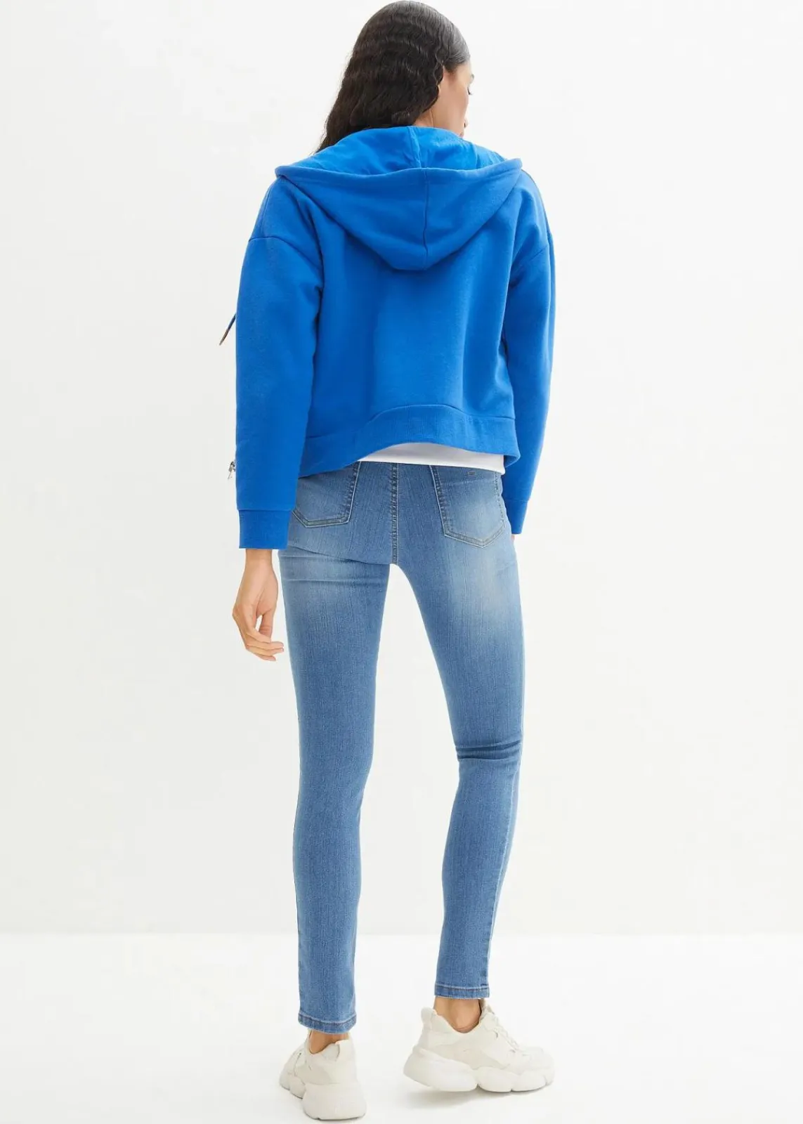 bonprix Jeans|Bekleidung·Shirts & Tops^Komfort-Stretch-Treggings mittelblau used