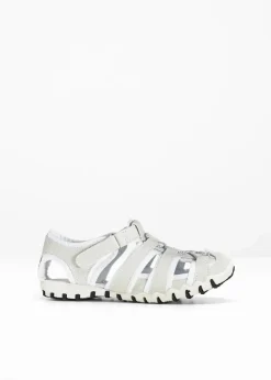bonprix Komfortschuhe|Sommerschuhe^Komfort-Trekkingsandalen mit Profilsohle weiß