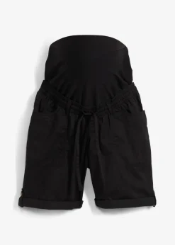 bonprix Bekleidung·Blazer|Umstandsmode^Krempelbare 2-in-1 Umstandsbermuda und Shorts schwarz