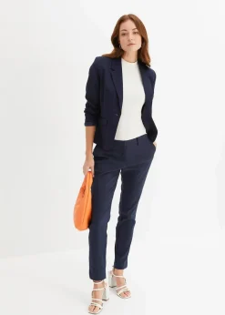 bonprix Blazer|Nachhaltigere Materialien^Kurzblazer dunkelblau