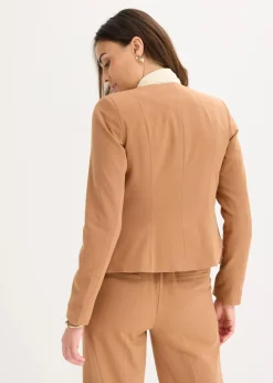 bonprix Bekleidung·Basics|Blazer^Kurzblazer mokkabraun
