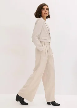 bonprix Bekleidung·Basics|Blazer^Kurzblazer steingrau