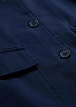 bonprix Bekleidung·Hosen|Zweiteiler & Sets^Kurze Übergangsjacke aus elastischem Bio-Baumwoll-Mix dunkelblau