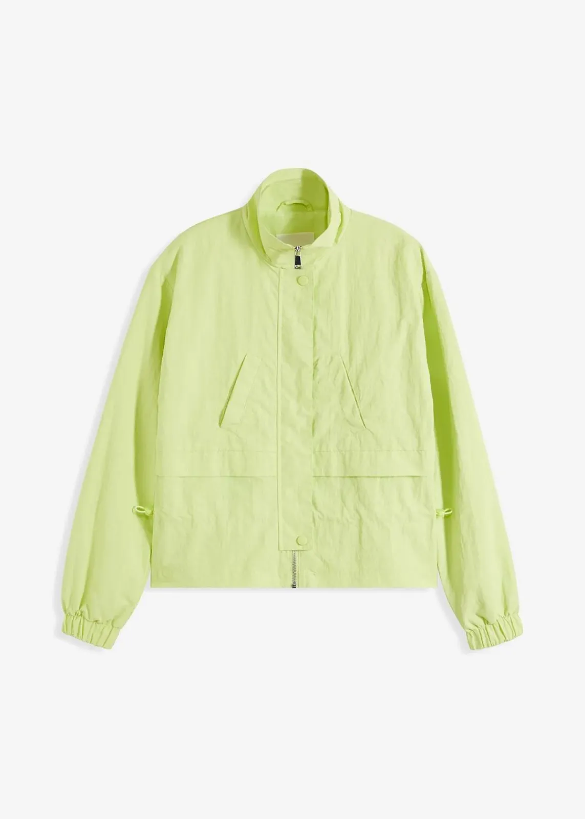 bonprix Jacken & Mäntel|Bekleidung·Hosen^Kurze Jacke mit Taillen-Tunnelzug mintgrün