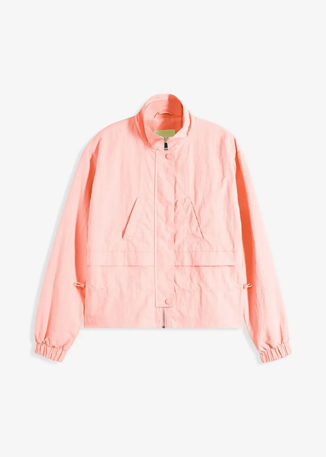 bonprix Bekleidung·Hosen|Jacken & Mäntel^Kurze Jacke mit Taillen-Tunnelzug softrosa