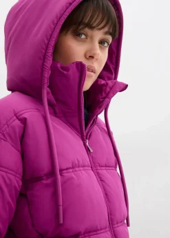 bonprix Jacken & Mäntel|Nachhaltigere Materialien^Kurze Steppjacke dunkelfuchsia