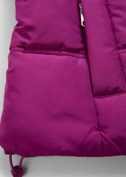 bonprix Jacken & Mäntel|Nachhaltigere Materialien^Kurze Steppjacke dunkelfuchsia