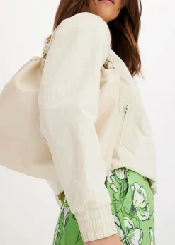 bonprix Bekleidung·Hosen|Jacken & Mäntel^Kurzer Soft-Blouson natur