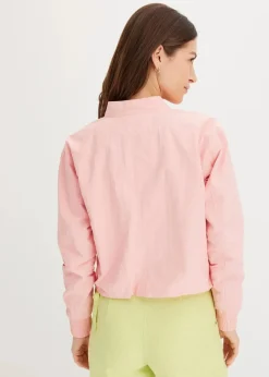 bonprix Jacken & Mäntel|Bekleidung·Hosen^Kurzer Soft-Blouson softrosa