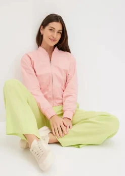 bonprix Jacken & Mäntel|Bekleidung·Hosen^Kurzer Soft-Blouson softrosa