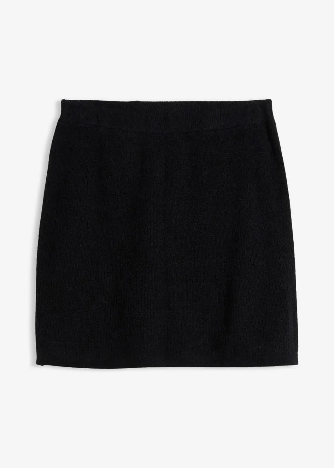 bonprix Röcke|Basics^Kurzer Strickrock schwarz